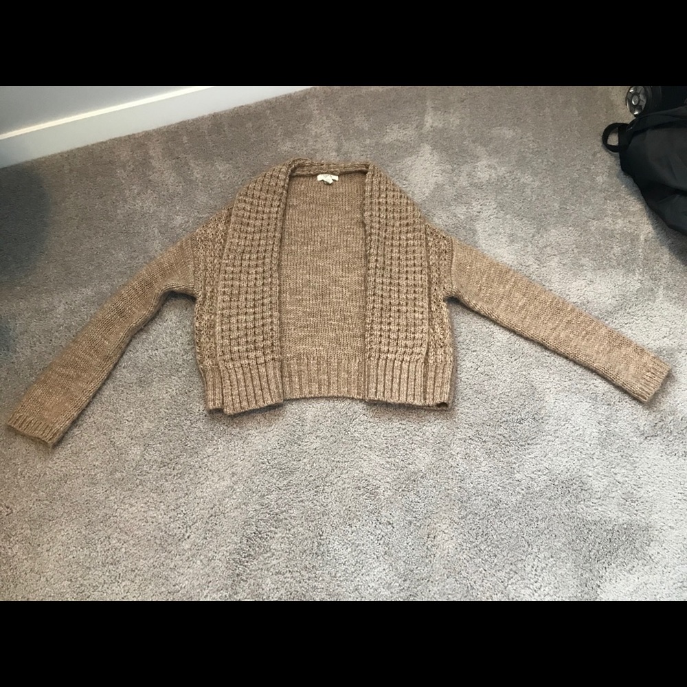 Lands End Canvas Shawl Collar Cardigan Small